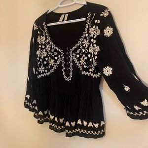 ANTHROPOLOGIE MEADOW RUE GARDINER TOP